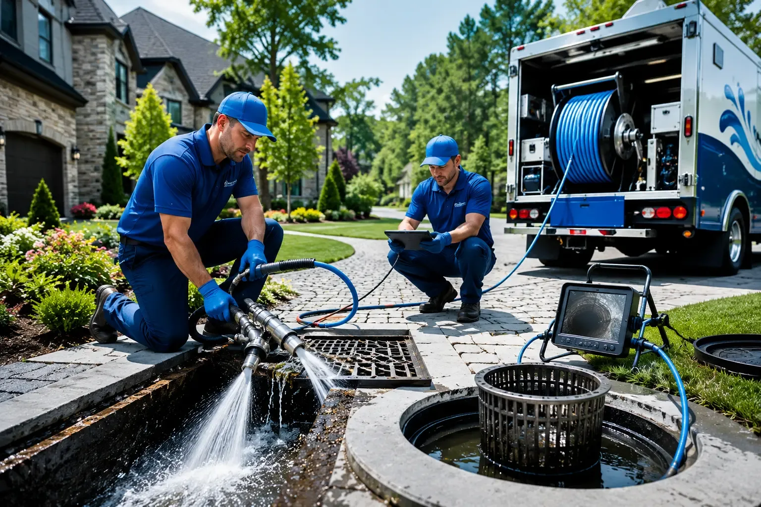 Local outdoor drain cleaning professionals in Dahinda, IL